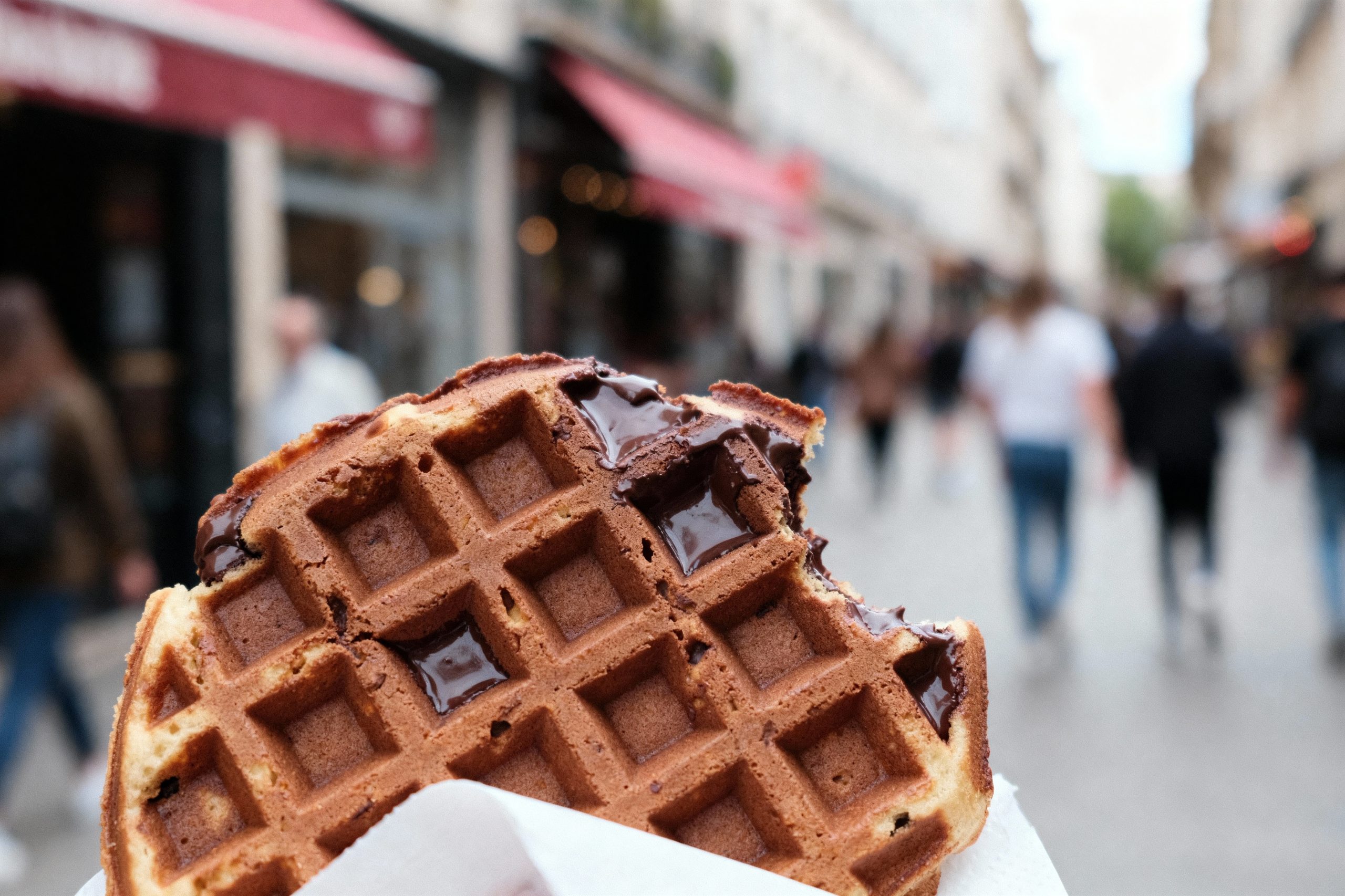 gaufre au chocolat