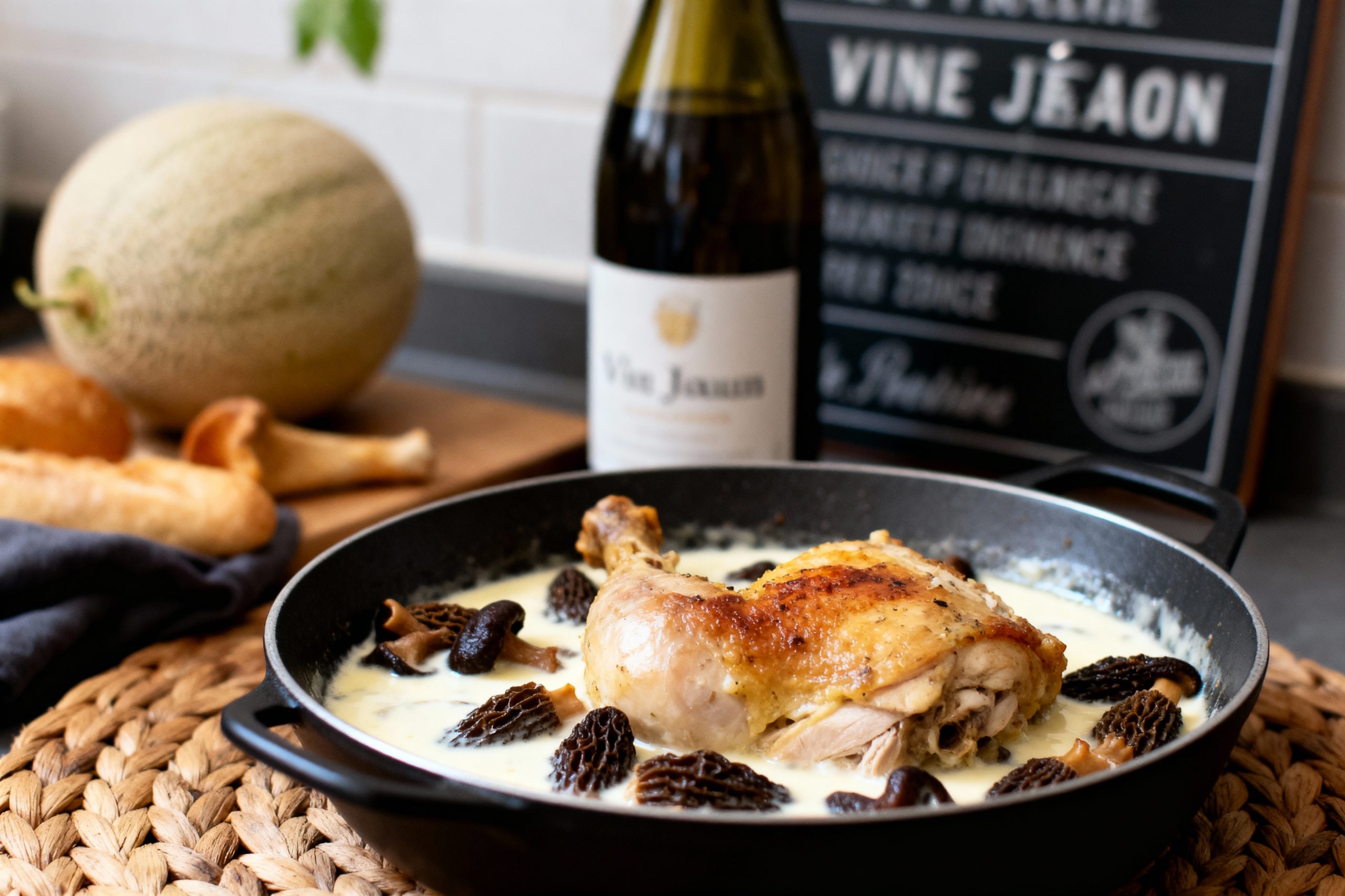 peut on faire un poulet au vin jaune la veille