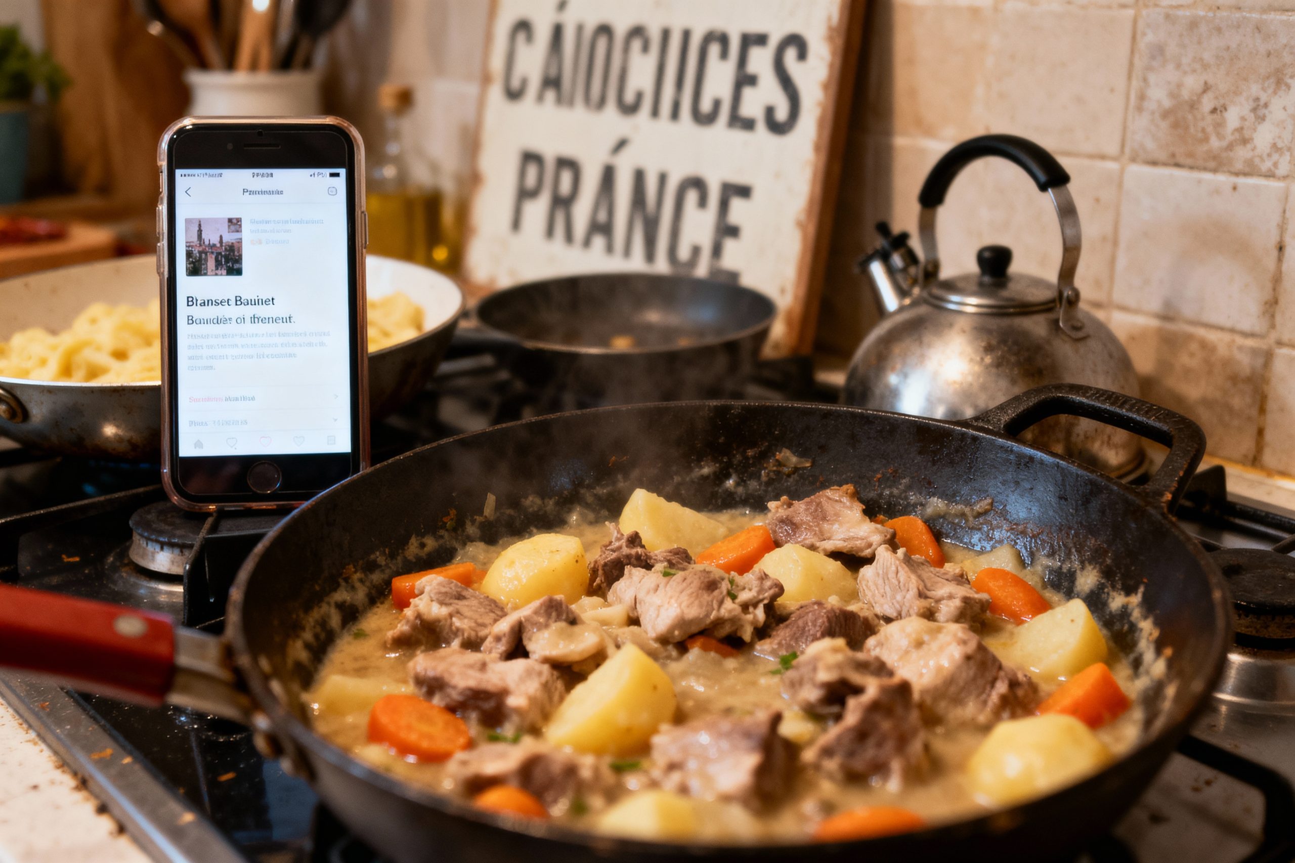 recette de blanquette de veau