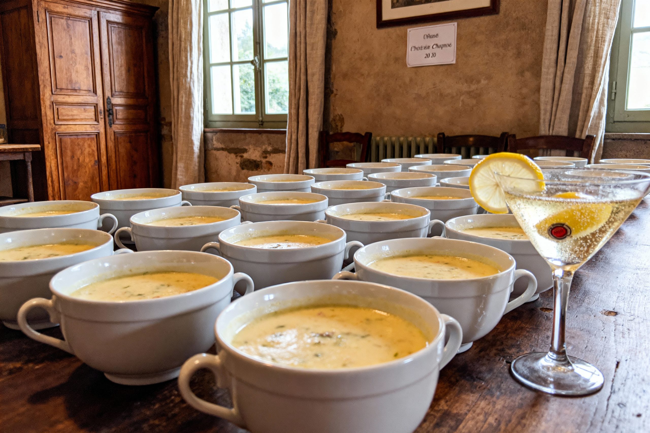 soupe champenoise pour 20 personnes