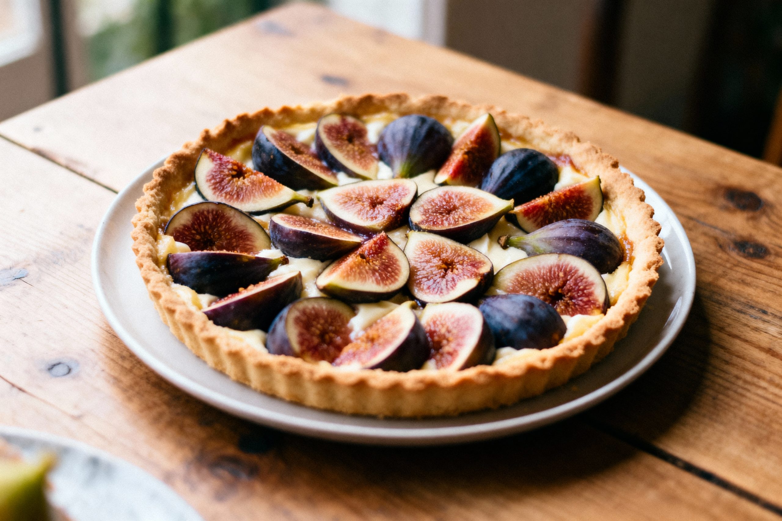 tarte aux figues sur pâte sablée