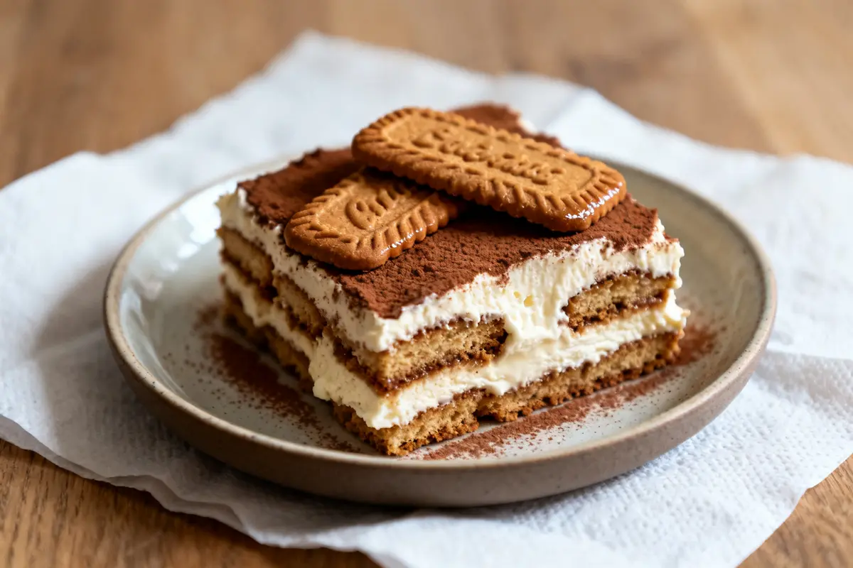 Tiramisu aux spéculoos : recette facile, rapide et inratable !