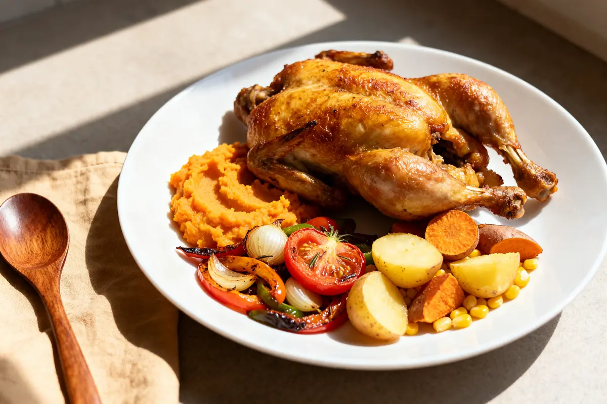 Accompagnement du poulet rôti : 12 idées légumes et sauces