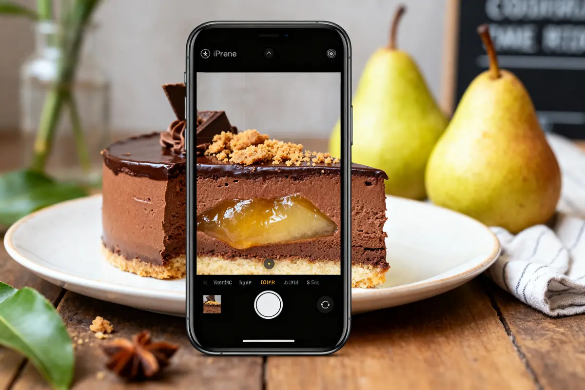 Entremet chocolat-poire : Recette facile et gourmande à réaliser