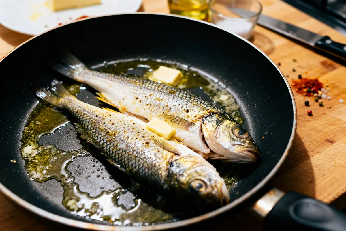 Raie dorée : recette facile au beurre et légumes grillés