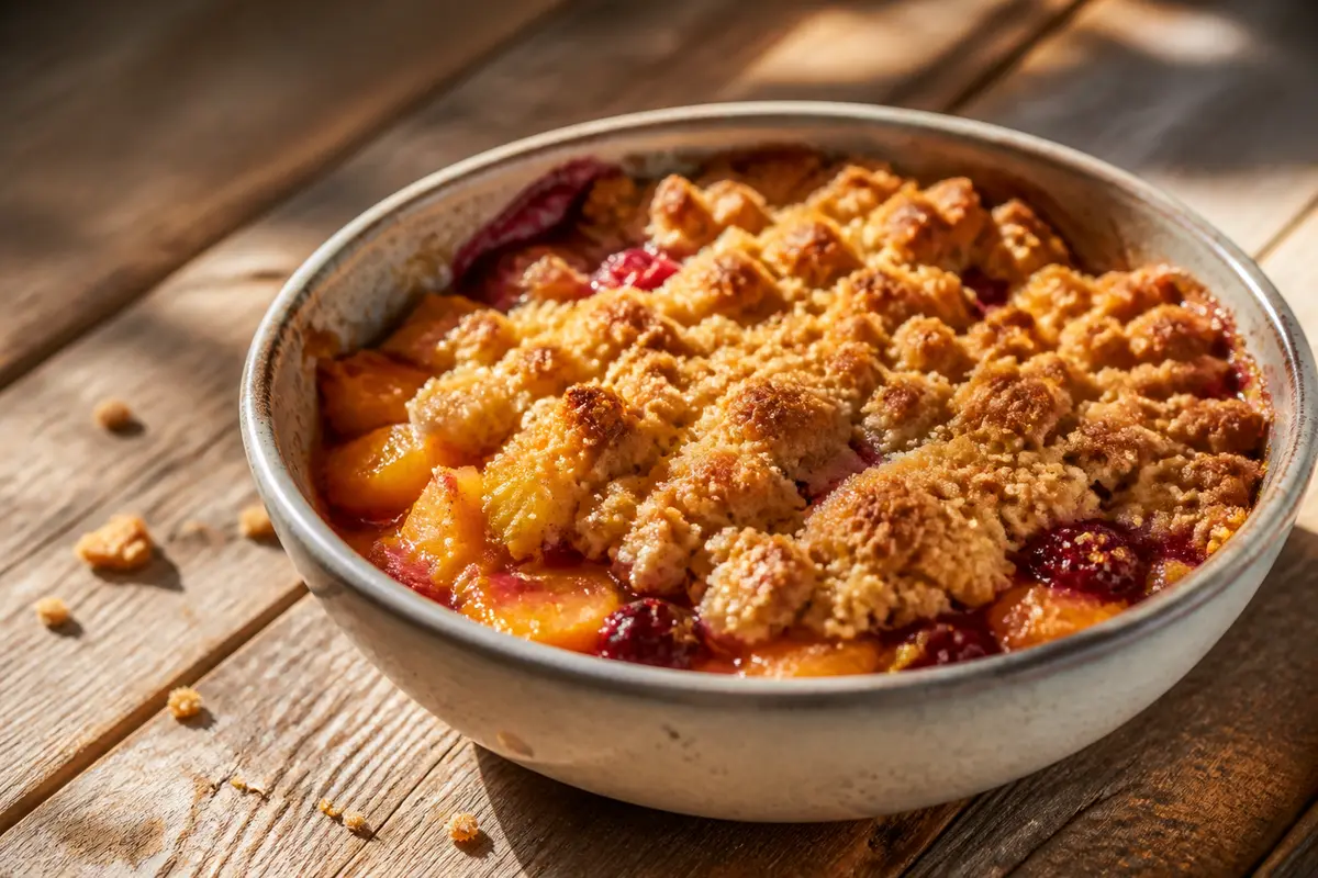 Crumble sans beurre : Recette saine et croustillante à tester !
